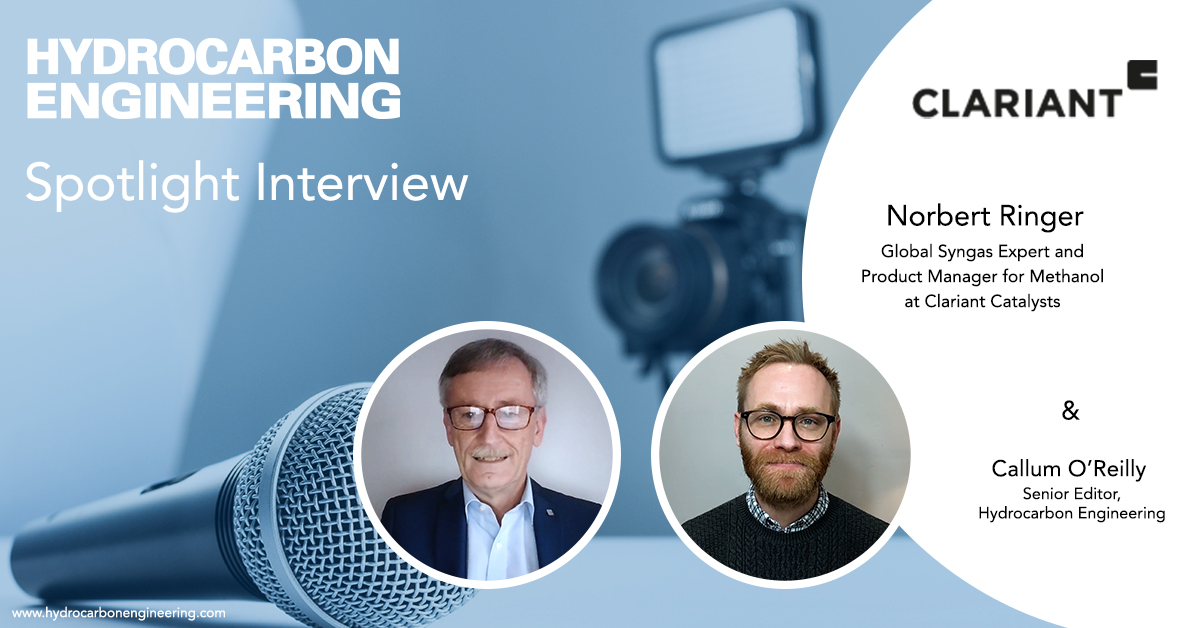 Watch our latest Spotlight with @Clariant: bit.ly/48u6aj7

The interview considers the pathways to green methanol production, and considers how new catalytic solutions can help to ramp up production.

#GreenMethanol #energytransition