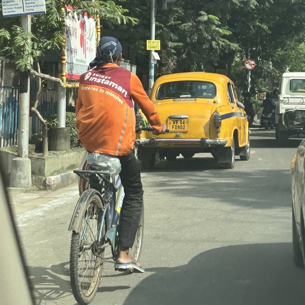 shre_no's tweet photo. how slow calcutta really is… https://t.co/h0gPtDoAek