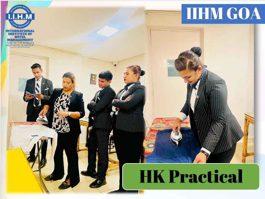 goa_iihm's tweet photo. Housekeeping Session on Ironing

Join IIHM for a great career in Hospitality Industry. 
Register today at https://t.co/kXXOVoKAkn
#iihmgoa #iihmbest3years #iihmhotelschools
#IIHM #learning #mentorship https://t.co/oOp439FP6t