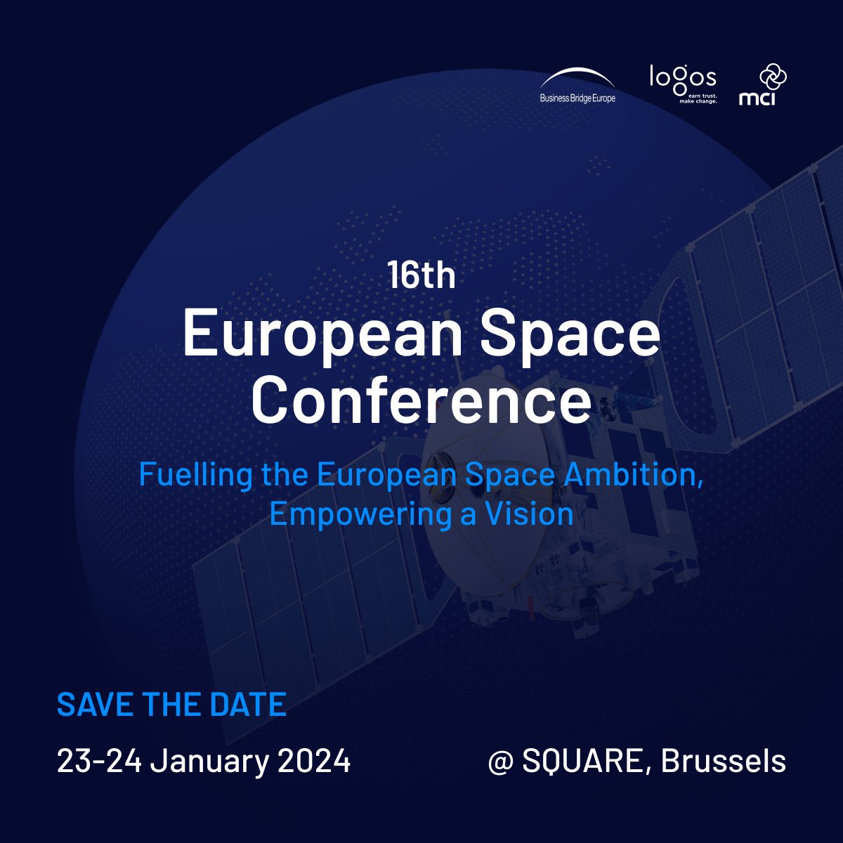 Next week, under the auspices of @EU2024BE, the 16th edition of the European Space Conference will take place in #Brussels🇧🇪

Commissioner <a href="/ThierryBreton/">Thierry Breton</a> will kick off the event by delivering the welcome keynote💡

More at👇
spaceconference.eu 

#EuropeanSpaceConf