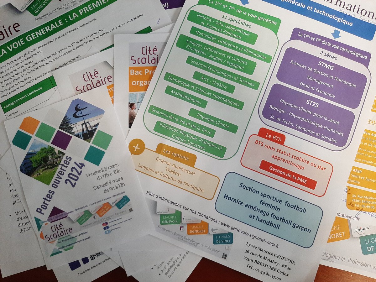 GSVBressuire's tweet photo. Préparation des forums, salons #orientation et jpo @gsv...à bientôt https://t.co/u639l0VHNB