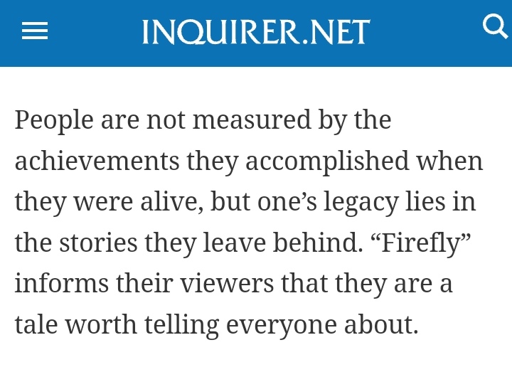 Sammi_bl4ever's tweet photo. I haven't watched the movie, but the great reviews and the impressed movie goers praise about it is amazing. Tiktok videos pa lang ang nakikita ko, pero sobrang naiyak ako sa mga eksena.
Congratulations, Firefly πππ
#fireflymmff #MMFF2023 https://t.co/GFakDvjvfm