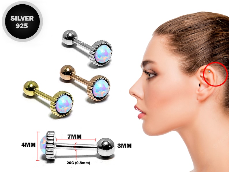 piercednlovely's tweet photo. Silver Cartilage Earring, Helix Earring with Opal Stone-20G Ear Piercing Screw Back-Helix Piercing Jewelry. #helixpearrings #traguspiercing #silverhelixstud #silvercartilageearrings #silverhelixbarbell #lobepiercing #helixpiercing #helixearring
🛒https://t.co/2i7Yvqhdjd https://t.co/4EGHHjTXnJ
