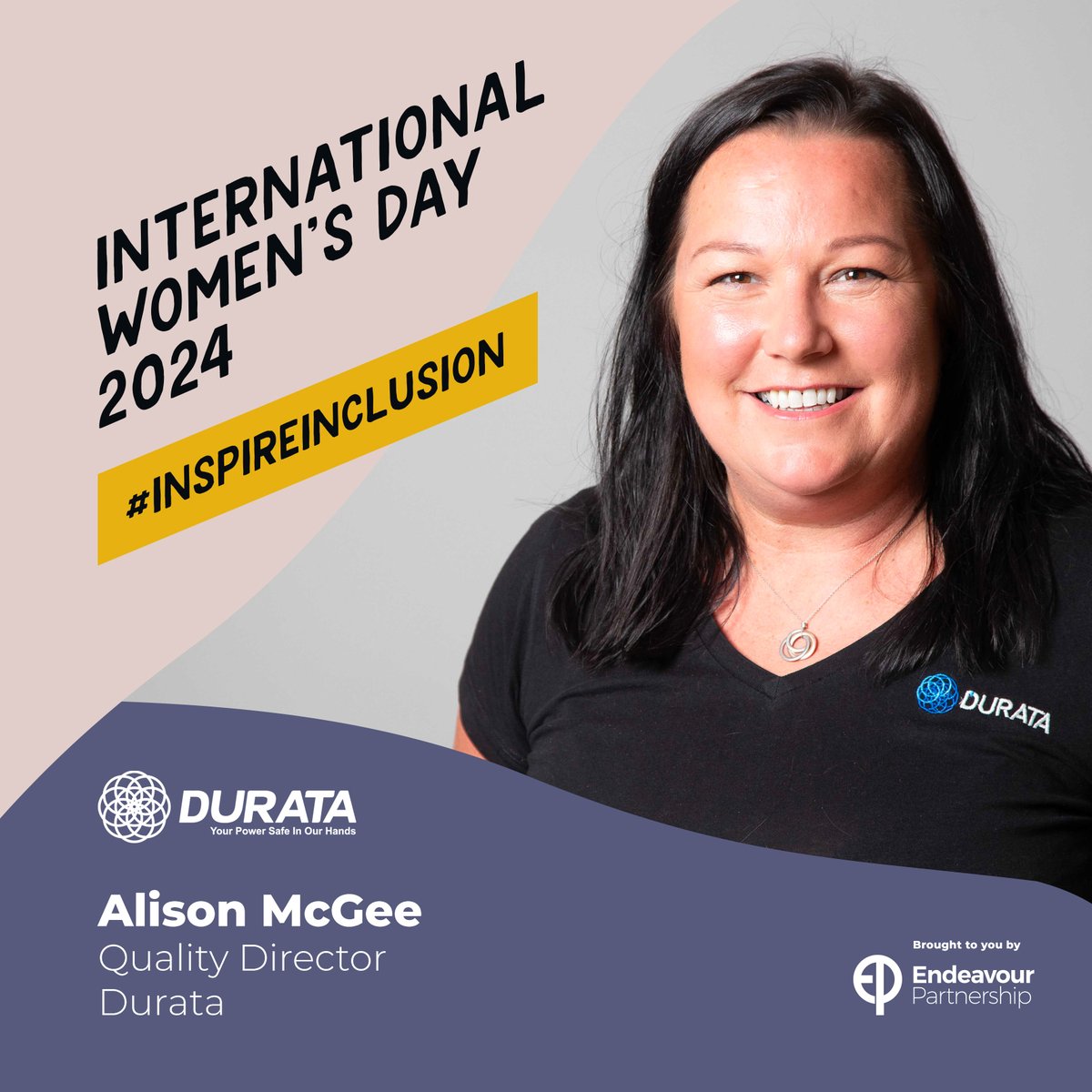 Welcome our second International Women's Day speaker, Alison McGee from @DurataUK Alison will be joining us on Wednesday 6th March at this year's celebration, hosted by @WynyardHall Register for your tickets below, over 75% have now sold. eventbrite.co.uk/e/internationa…