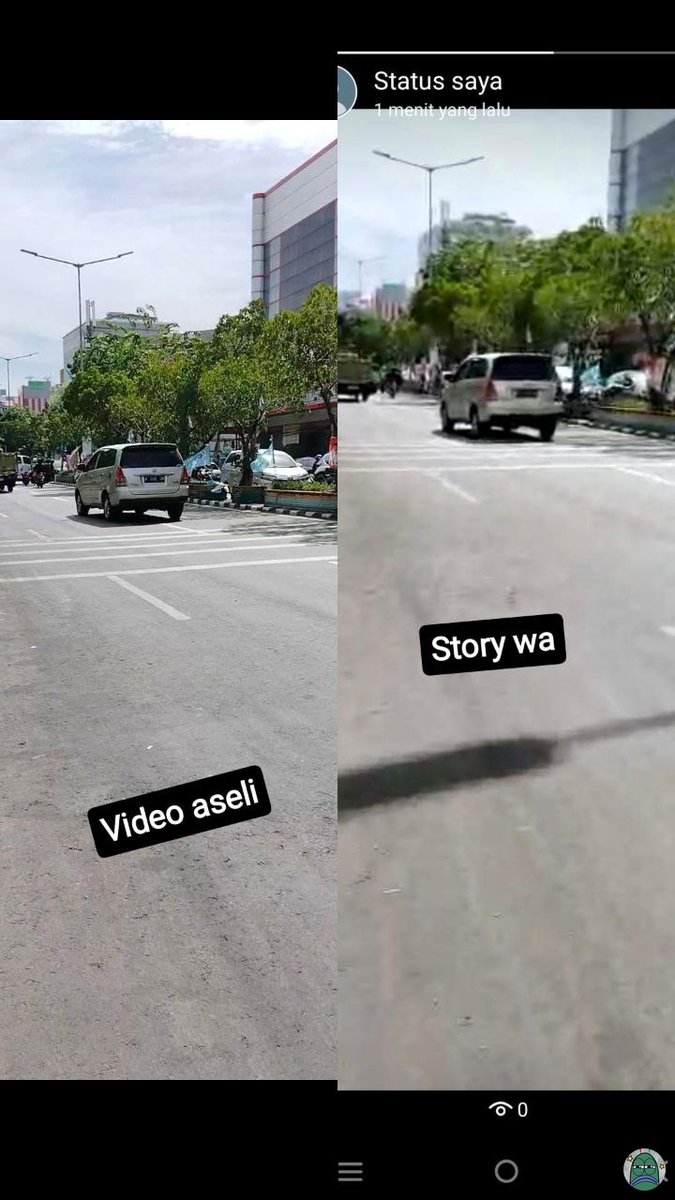 tanyarlfes's tweet image. 💚 Story WA klo upload video kok makin burik dari sebelumnya ya? Tutor biar video di status wa jernih dong 😭
