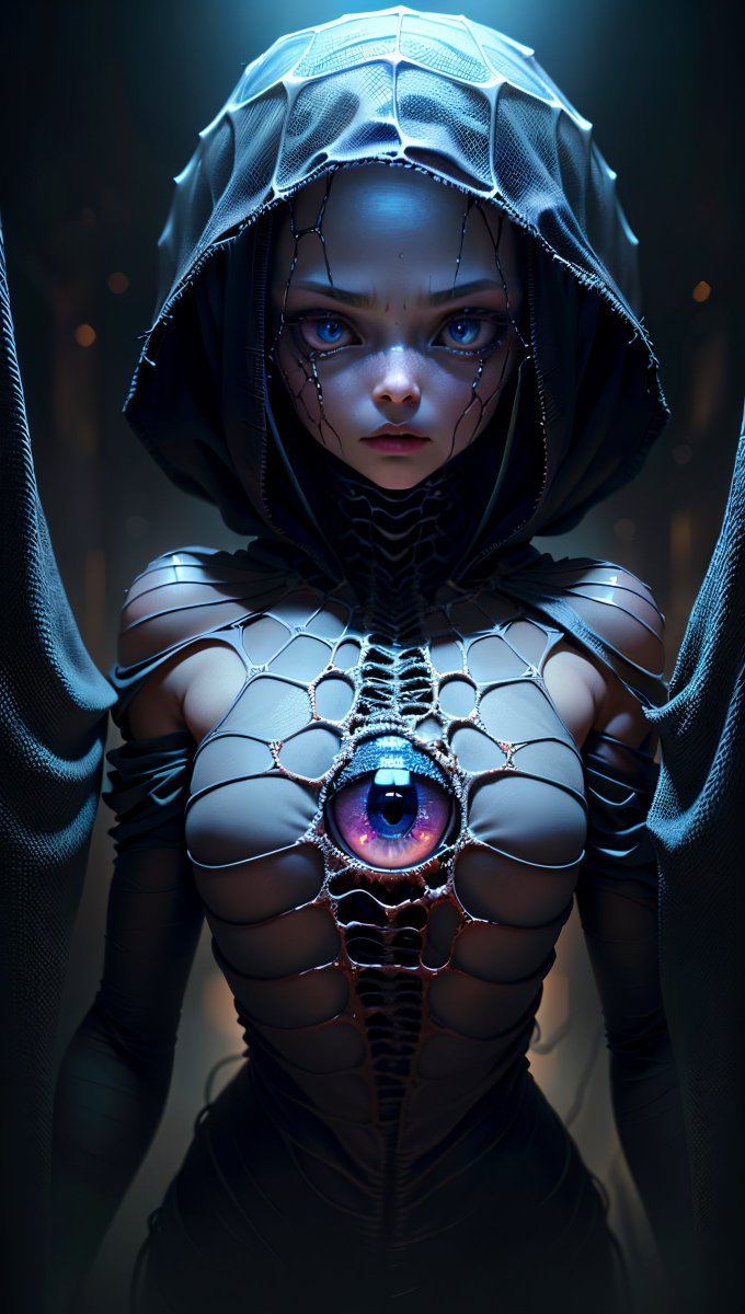 'Little Blue Riding Hood Returns'    

I fear for the wolf!  

#AIImages #AIGirls #AIArt #AIPhotography #RedRidingHood #DarkStories #Aliens #FuturisticVision #PerfectBeauty #Beauty #AICommunity #AIArtCommunity