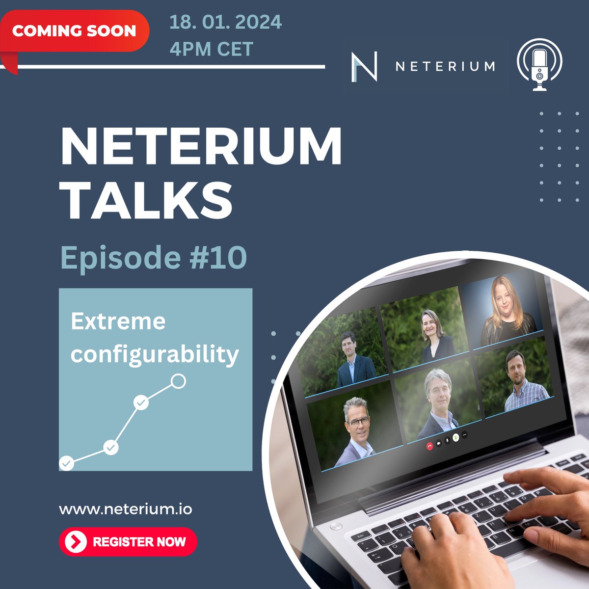 neterium's tweet image. Last days to register to our next #NeteriumTalks focusing on extreme #configurability with @PascalAerens CPO at Neterium 
 
👋JOIN US 
🗓Thursday, January 18th   
⏰4 PM CET  
 
📲 Secure your spot by registering now! 
us02web.zoom.us/webinar/regist…
 
#Fintech #Banks #Screening #FCC