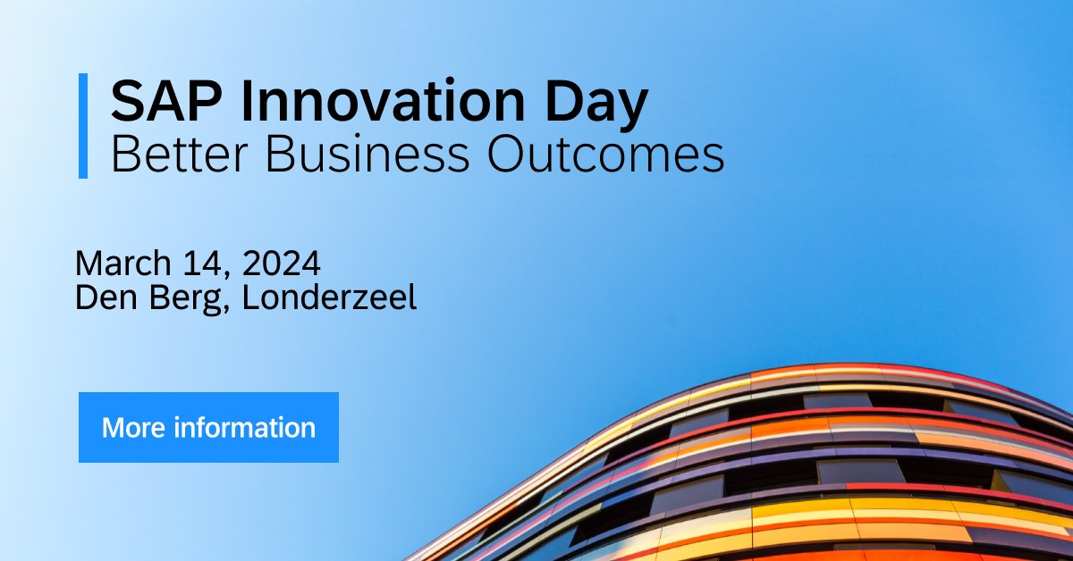 NickRsap's tweet photo. Mark your agenda because on March 14 we are back: SAP Innovation Day 2024. 
It promises to be a day filled with inspiring success stories, panel discussions, a tech café, live demos, and more around SAP Cloud ERP &amp; SAP Business Technology Platform. https://t.co/cNTf7V1eBc https://t.co/f2o3apsg7m