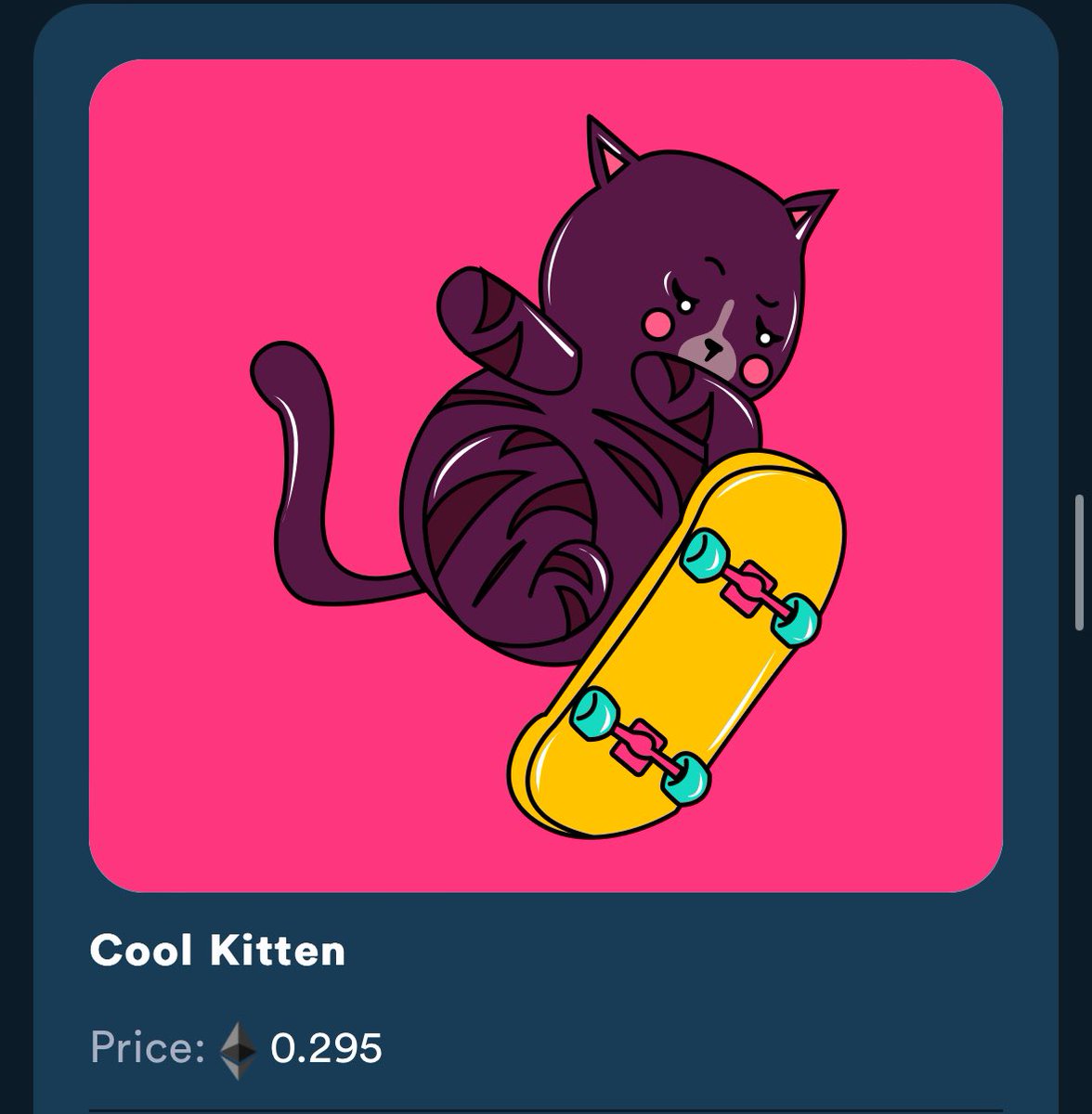 Rebelliouskitt's tweet photo. Hey #NFT enthusiasts! Are you on the lookout for some amazing digital art? Look no further than Rebellious Kitten's NFT #marketplace!🐱🎨 Check it out at https://t.co/9xiYrpziFs 

#NFTs #digitalart #NFTmarketplace #CryptoArt #NFTCommunity #NFTCollectors #RebelliousKitten https://t.co/TCYpU3GoZS