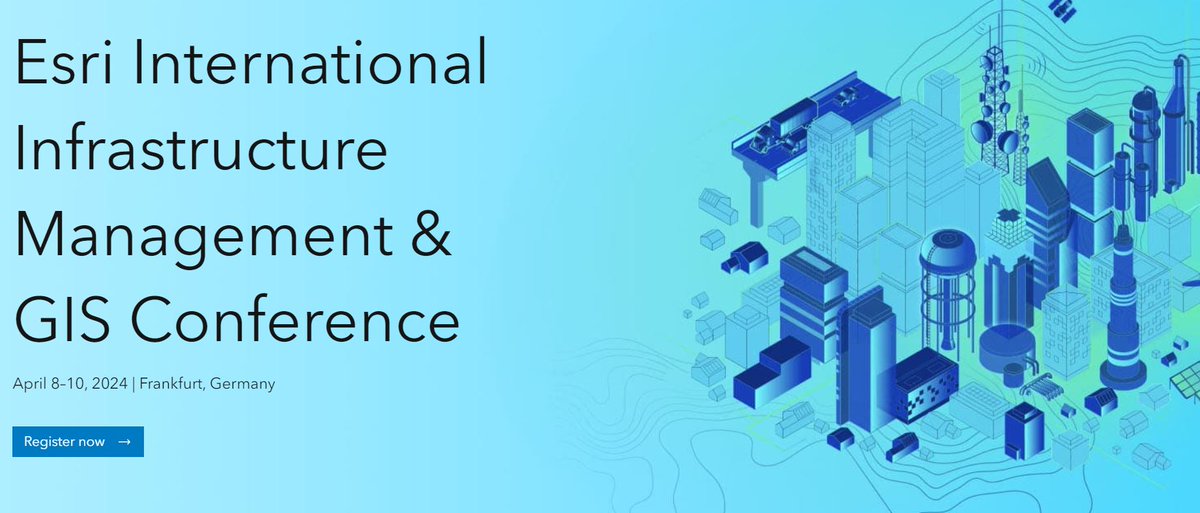 Esri_Spain's tweet photo. 📢🌎 #Evento | Hoy os lanzamos el save the date del evento que no te puedes perder este 2024, "Esri International IMGIS Conference 2024", una oportunidad única para descubrir los proyectos de referencia en infraestructura.

¡Echa un vistazo al #storymap!

https://t.co/3wBXhJ6gGG https://t.co/CmxRSK0FNt