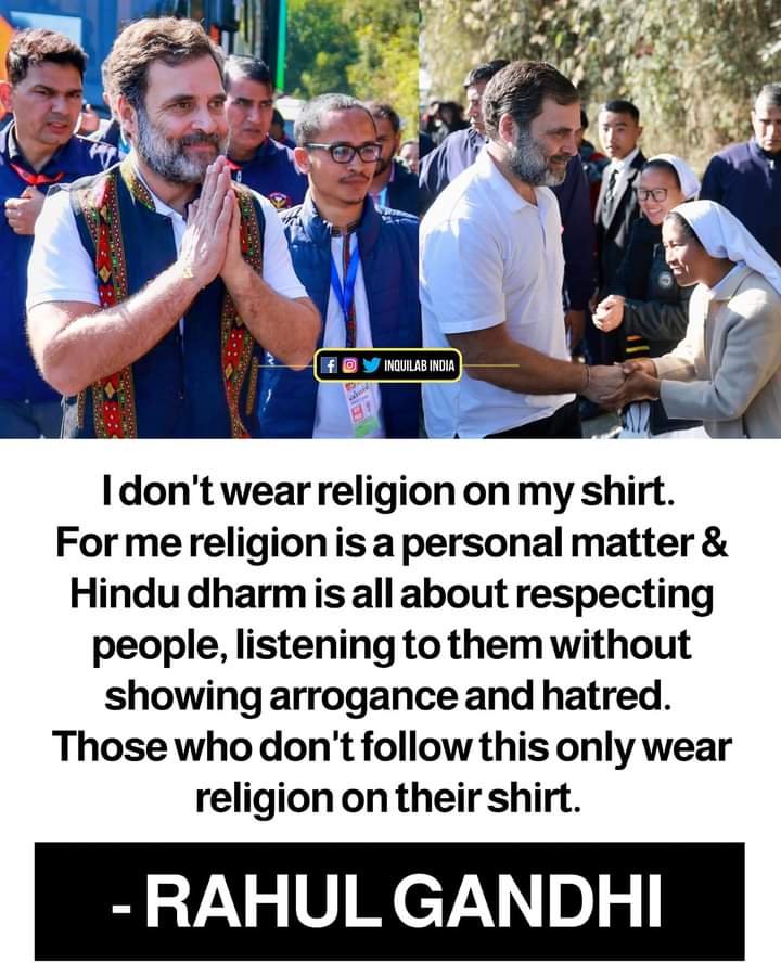 Mr_RGandhi's tweet photo. I don't wear religion on my shirt ❤️🔥 https://t.co/xbsxmlrvl5
