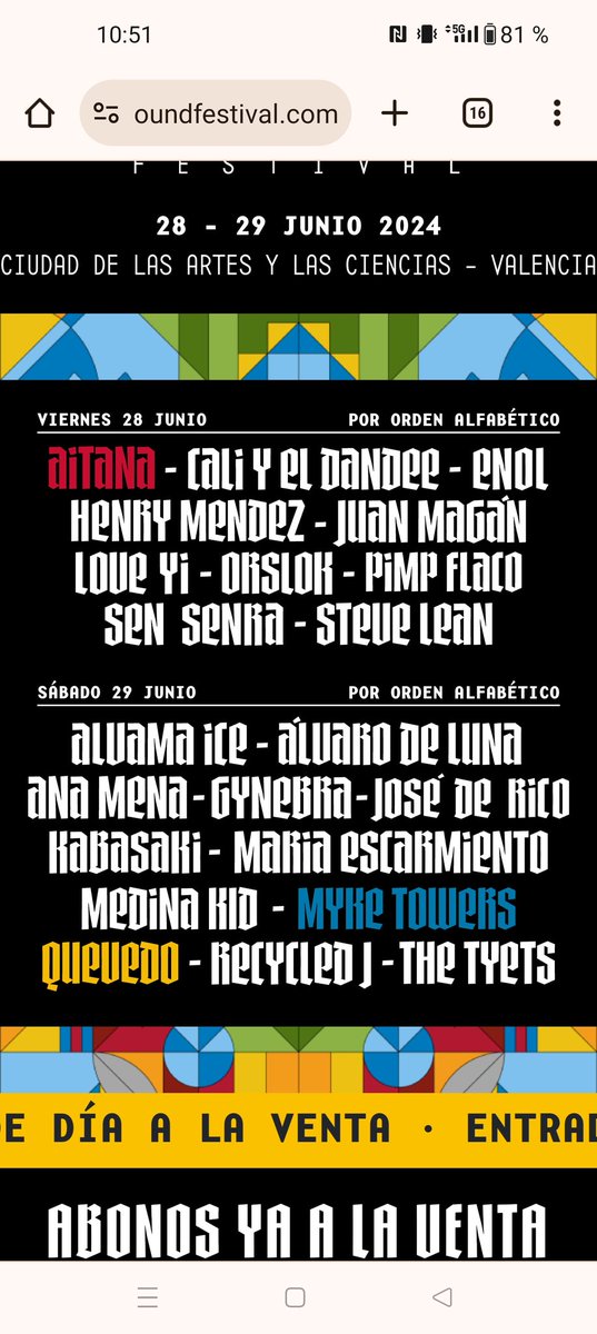 araceligm98's tweet photo. ⚠️VENDO DOS ENTRADAS FRONT STAGE PARA EL BISGOUND DE VALENCIA ⚠️
Preguntar sin compromiso 🤗
RT porfissssss https://t.co/E8l26qeLJn