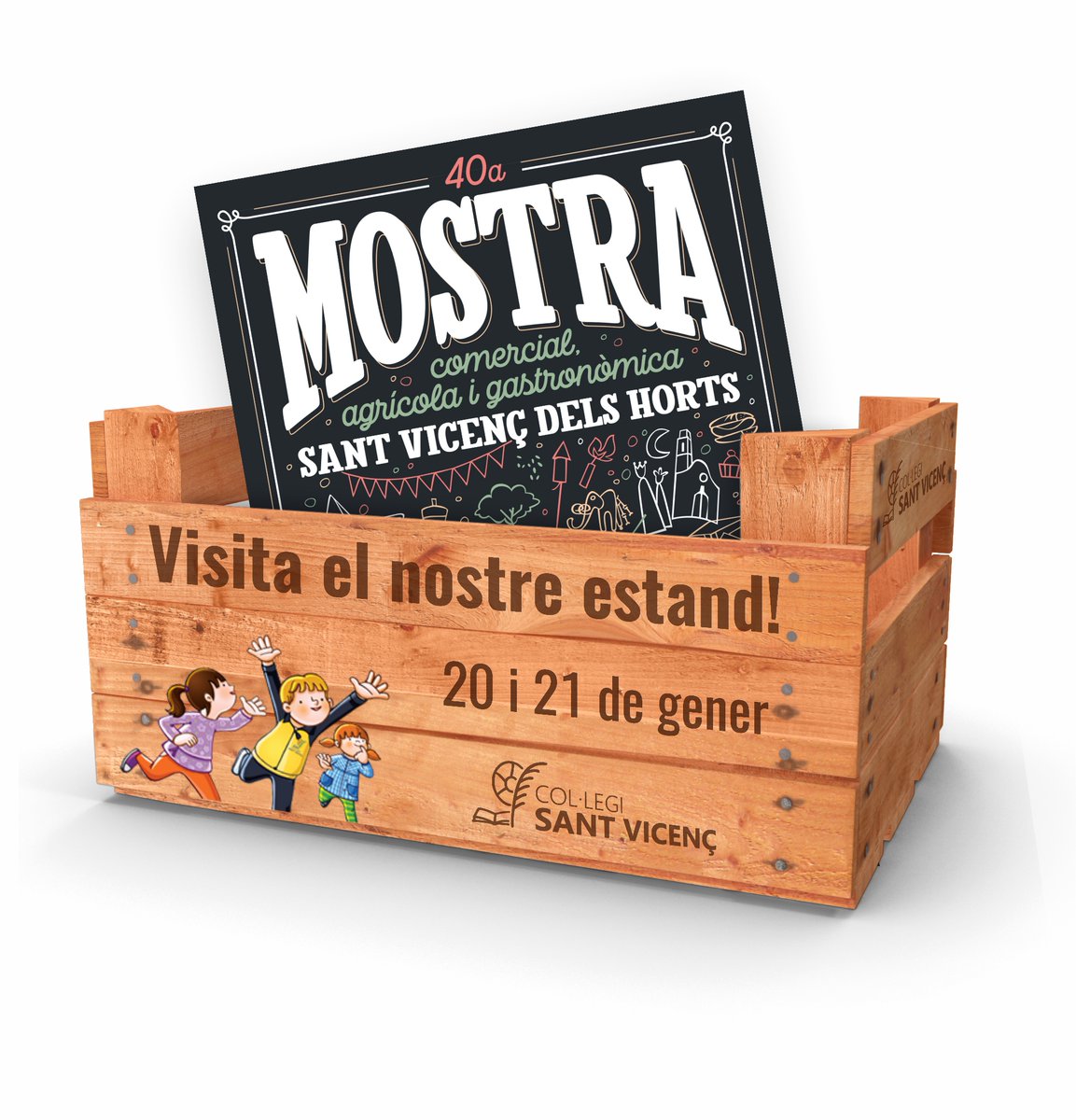 Vine a veure'ns a la 40a Mostra! Tenim un estand amb jocs pels més petits i on podreu veure alguns projectes que els alumnes estan treballant a les aules. També trobareu informació sobre la Jornada de Portes Obertes #MostraSVH24