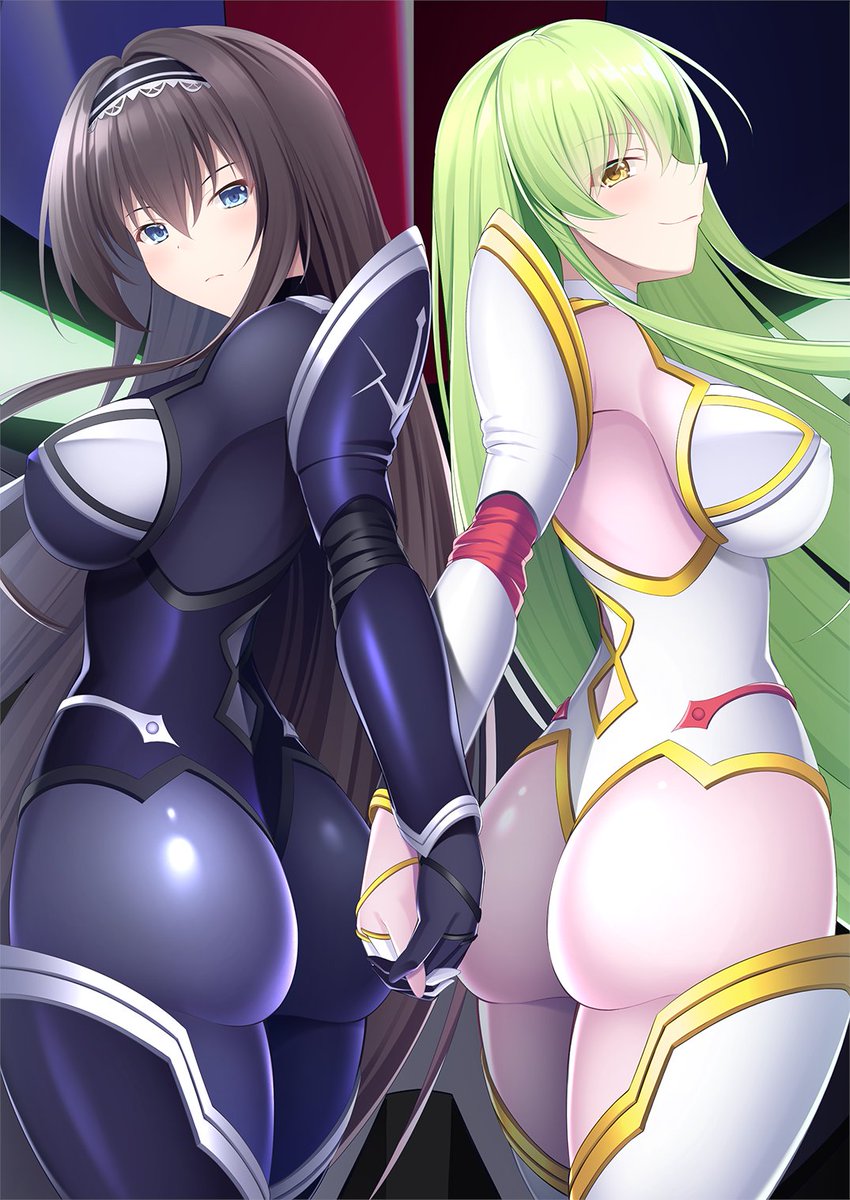 天を守る双璧 マーヤ&C.C.  #コードギアス #ロススト