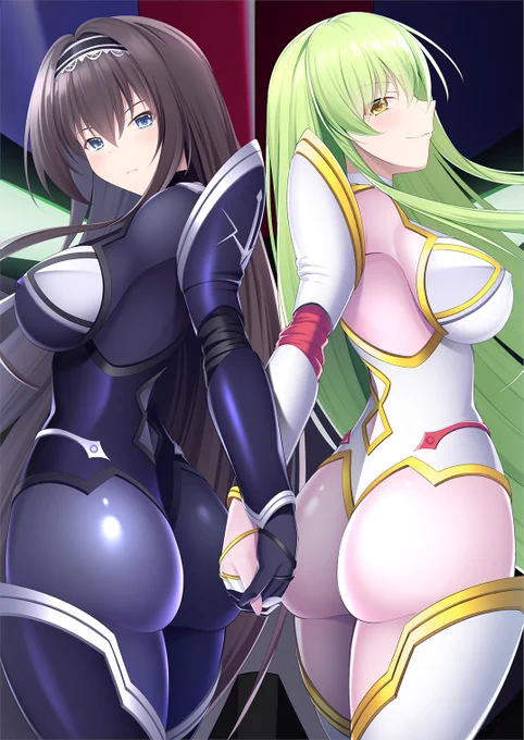 天を守る双璧 マーヤ&C.C.  #コードギアス #ロススト