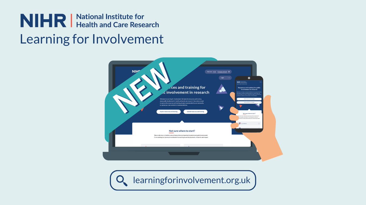 NIHR Involvement tweet media