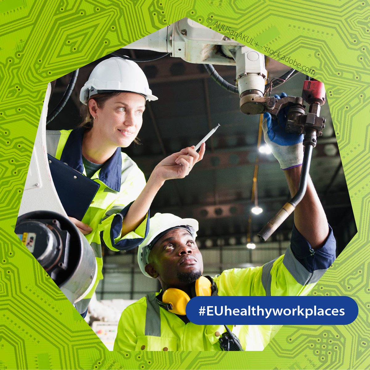 EU_OSHA's tweet image. 📚 Enhance your #digitalisation knowledge through #OSHwiki!  Read experts’ articles:

💻 Review on the future of work: robotics
🤖 Collaborating robots
🧠 Psychosocial issues and the changing world of work
➕and more!

healthy-workplaces.osha.europa.eu/en/tools-and-p…

#EUhealthyworkplaces