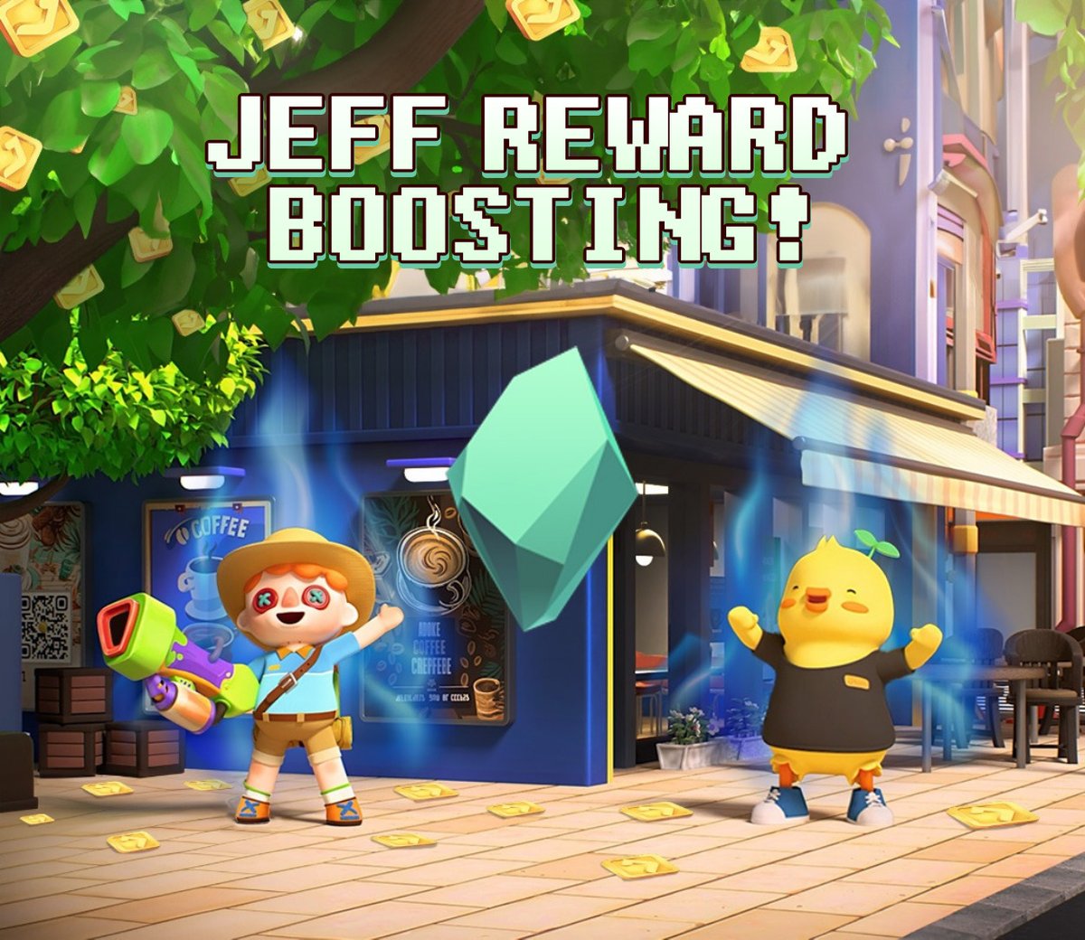 💎JEFF Reward Boosting Event💎

Collect Crystals from Road Cleaning,
Get MASSIVE Rewards only for two weeks!
