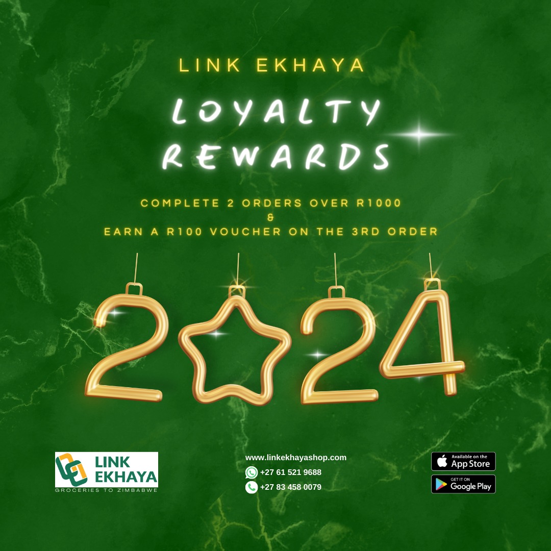 LinkEkhaya's tweet photo. Earn Yourself R100 Off!!!

#Grocery #Zimbabwe #2024
#Save #Shopping #kumusha #ekhaya
#2024NewYear #HappyNewYear2024

WhatsApp: +27 61 521 9688 https://t.co/Pjx1GB6dT7