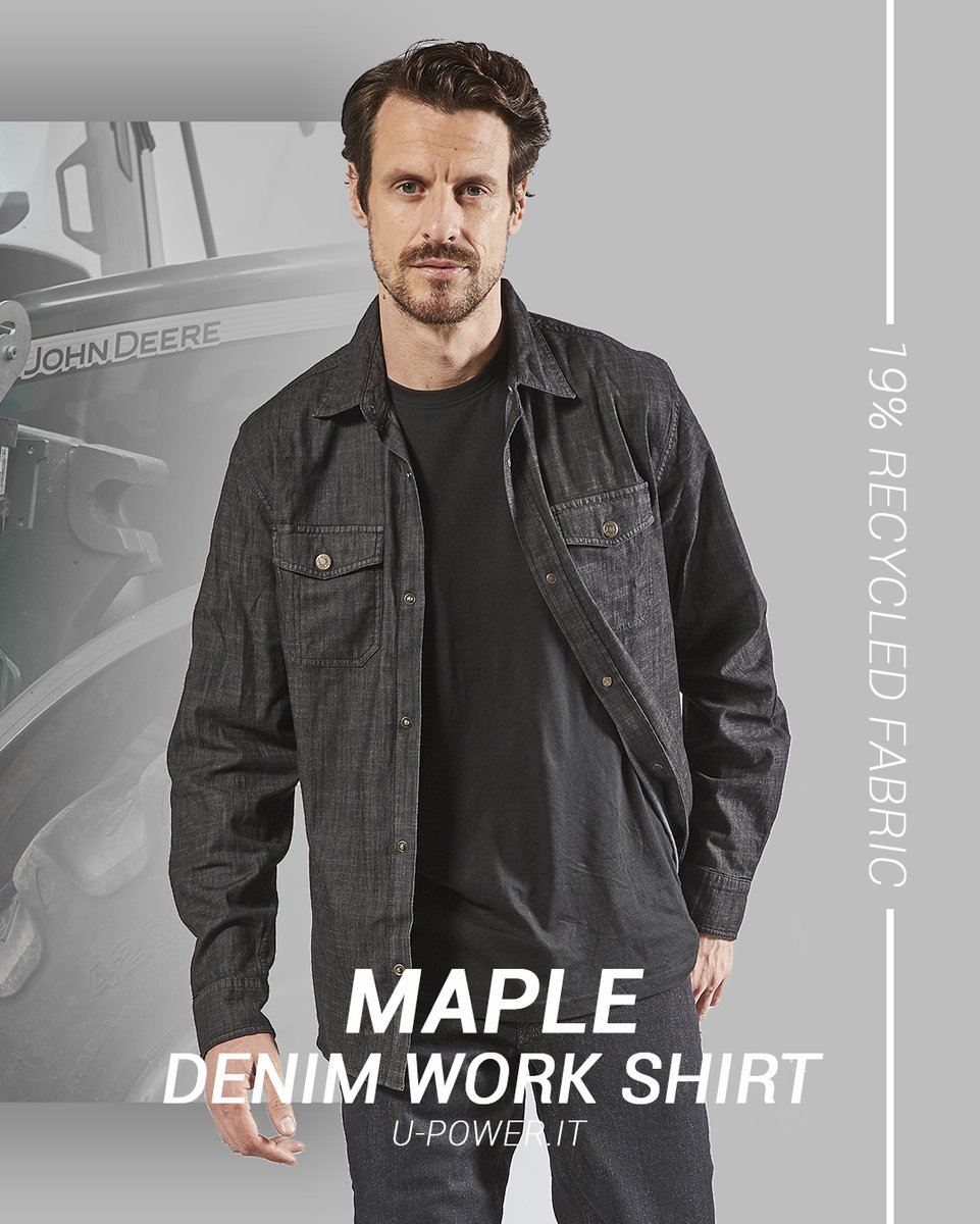 Aggiungi il giusto stile alla tua giornata di lavoro con MAPLE, la camicia in jeans a marchio U-Power! 🛠️ 
Realizzata con il 19% di tessuto riciclato, contribuendo così a preservare il nostro prezioso ambiente. 

Visita il sito per saperne di più!

#upower