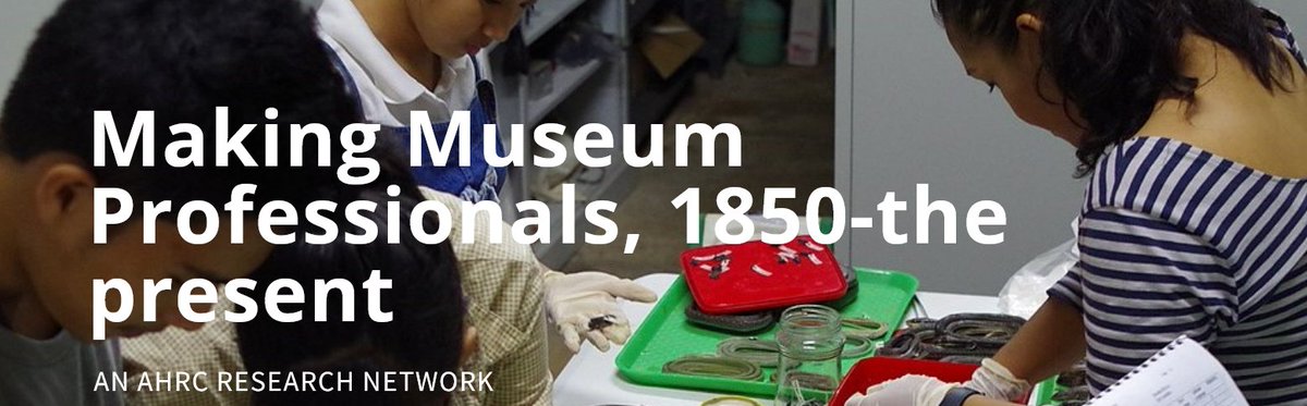 CFP by the @ahrcpress research network 'Making Museum Professionals' for their 3rd workshop: 'Transnational forces and the development of museum professions', co-organized by Andrea Meyer @TUBerlin …seumprofessionals.blogs.lincoln.ac.uk/workshop-3/