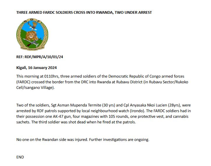 KanyanaVanessa's tweet photo. #DRC #Rwanda
#FADRC has tried again https://t.co/JxByk2Pgce
