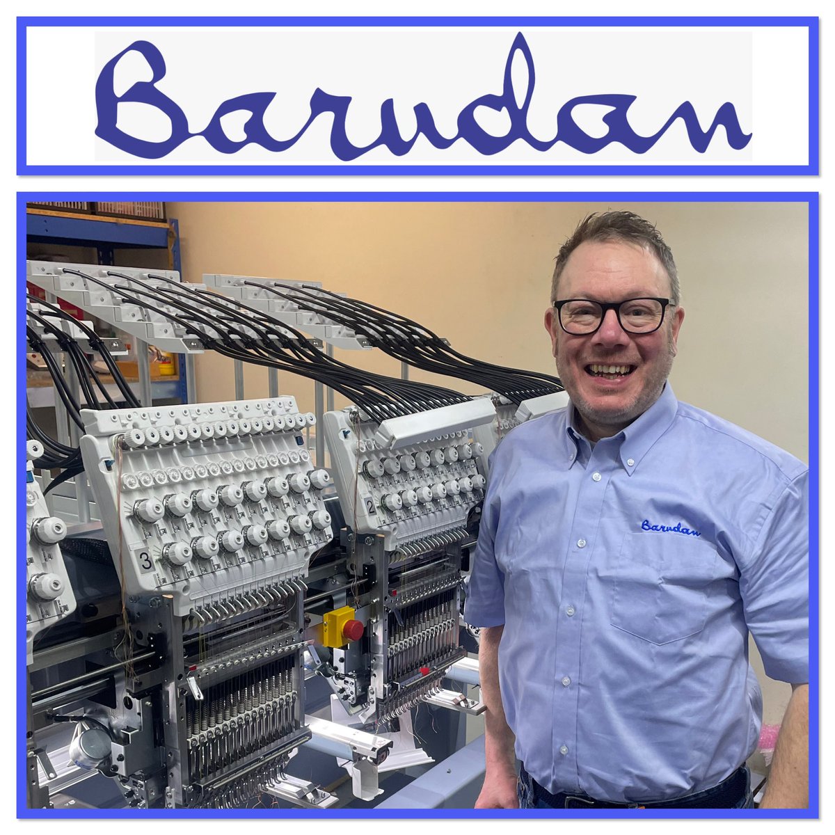 We are delighted to announce that Matt Mills has joined our team at Barudan HQ. Many of you will know Matt as he has been in the industry for quite a number of years now &amp; he is a well trained &amp; qualified embroidery machine engineer. 
Please help us welcome Matt to Team Barudan.