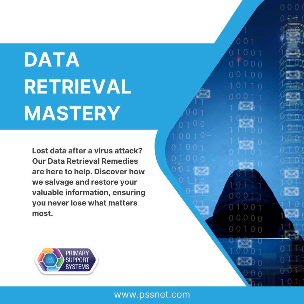PSSADM's tweet image. Data Retrieval Mastery

Lost data after a virus attack? Our Data Retrieval Remedies are here to help. Discover how we salvage and restore your valuable information, ensuring you never lose what matters most.

#dataretrieval #PSSNET #virusattack

Website: pssnet.com