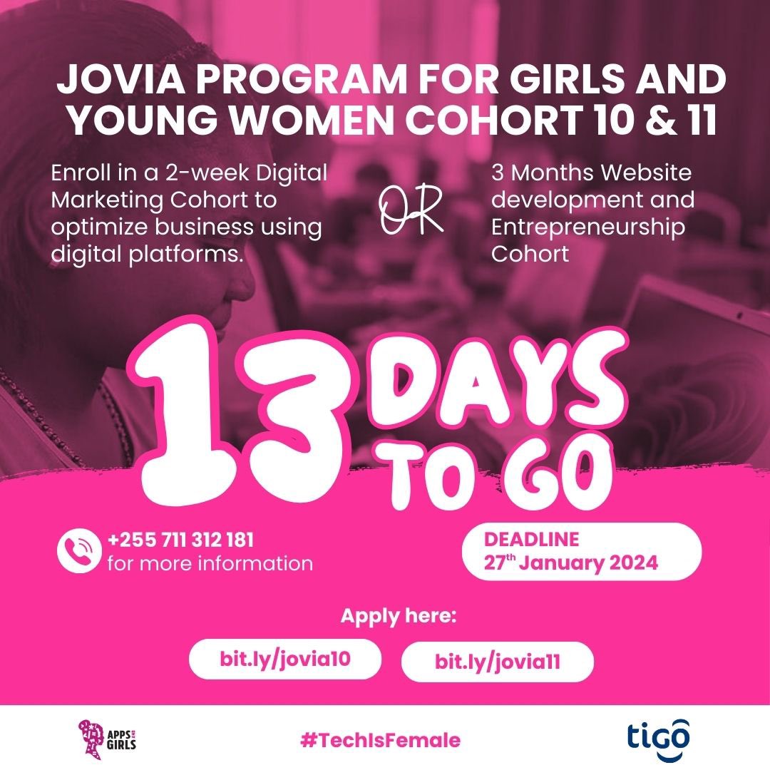 appsandgirls's tweet photo. ‼️‼️‼️‼️‼️
What are you waiting for!!! its time!!
For website development apply via https://t.co/KLXa6pw8Zh
For Digital marketing apply via https://t.co/oqV5nhsAgv

@Tigo_TZZ https://t.co/94M7nrYMo6