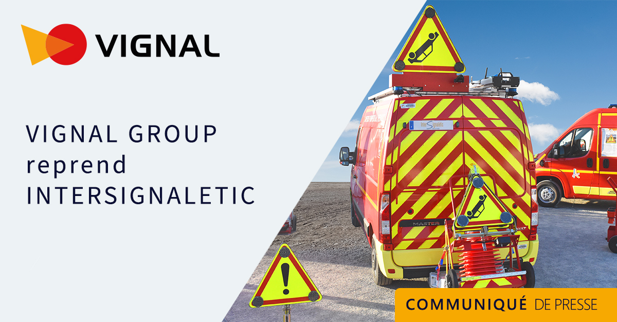 VignalGroup's tweet photo. 📈 Nous sommes ravis d'annoncer l'#acquisition d'Intersignaletic Sécurité, spécialiste de la signalisation lumineuse pour les véhicules pompiers🚒.  
🔗 Communiqué de presse complet : https://t.co/vjF3Yl69b6

 #VIGNALGROUP #Intersignaletic #sapeurspompiers #signalisation https://t.co/z8n7PbTeM0