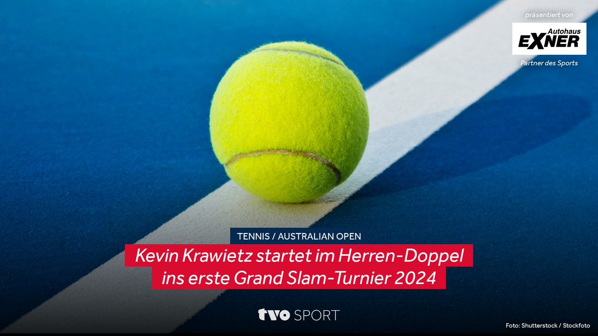 TVO_Sport's tweet photo. Der Coburger Tennis-Profi Kevin Krawietz steigt am Mittwoch an der Seite von Tim Pütz in die Australian Open ein. Das an Position 8 gesetzte deutsche Doppel trifft in Melbourne in der ersten Runde auf die Paarung Marcos Giron (USA) und Soonwoo Kwon (KOR). #tvosport #oberfranken https://t.co/qQ4BpI31en