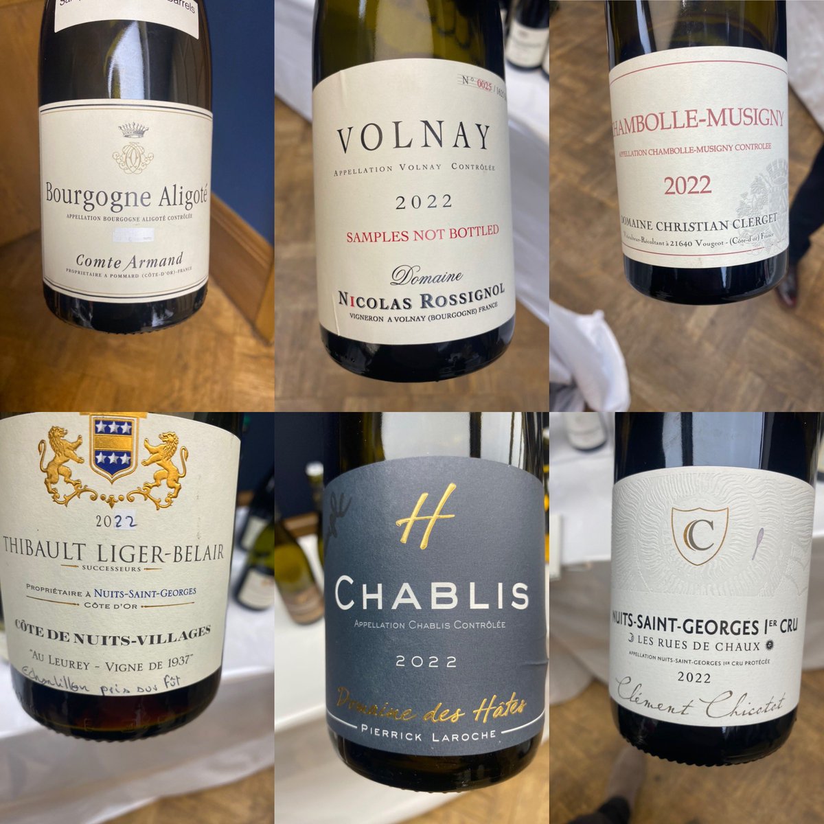 Some of the highlights from yesterday’s @leaandsandeman tasting - showing the uniform great quality of the 2022 wines. These were wines that stood out for VFM and earlier drinking. #burgundyweek