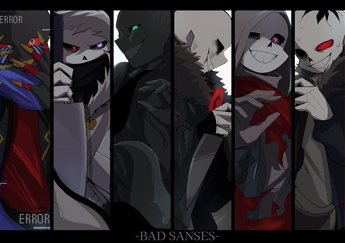 nikuno_maru's tweet photo. Bad Sanses!!
#undertaleAU https://t.co/QaHHL2yRef