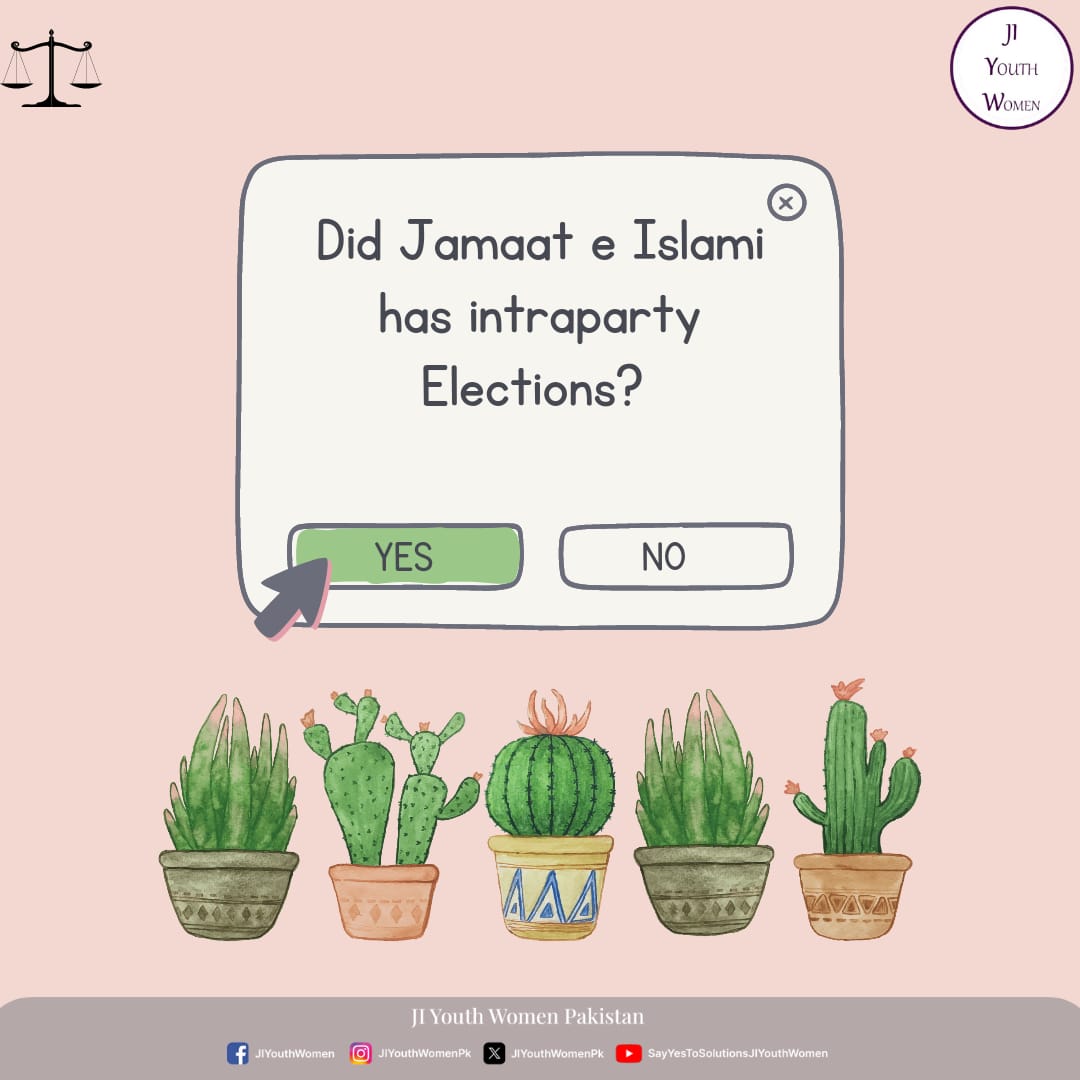 JIYouthWomenPK's tweet photo. Jamaat-e-Islami Pakistan conducts intraparty elections.
.
.
.
.
#jiyouthwomenpk @followers #Elections2024 #Rightofeducation #rightvote #viralvideo #YouthEmpowerment #WomenEmpowerment #future #ترازو #question #pakistani #Elections2024 https://t.co/m2kL5j1OeQ