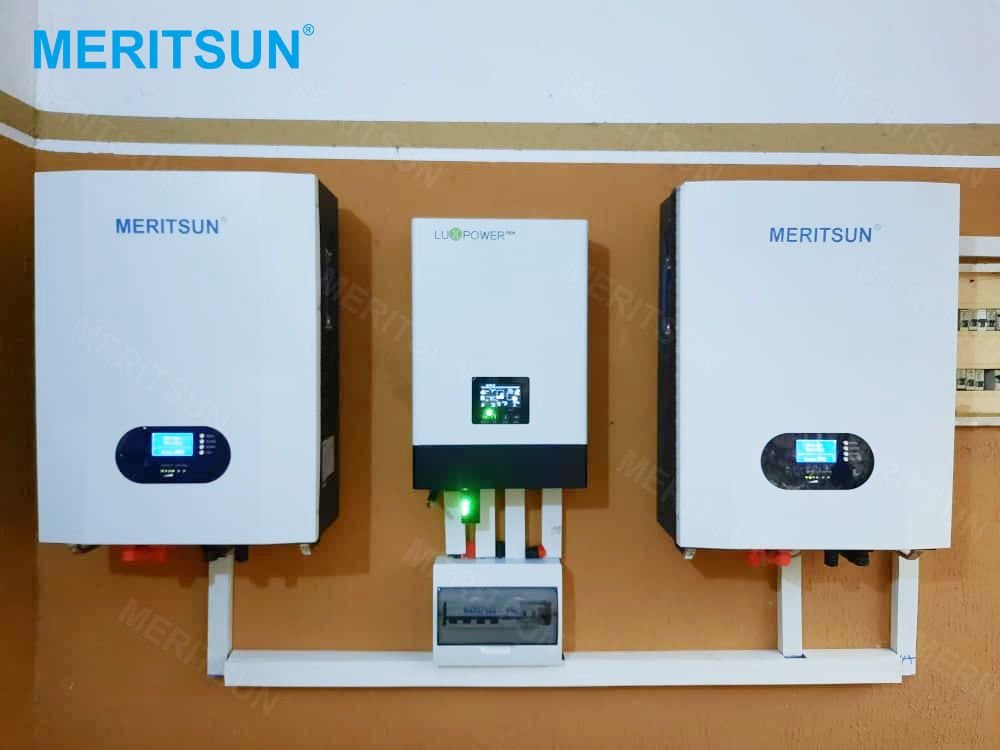 Meritsun 20kWh Powerwall + Lux Power inverter installation case sharing today.  🌞Bringing green clear energy to the customer's home, reducing the electricity bill, and getting rid of power outages. 🔋💡
#meritsun #powerwall #energystoragebattery #inverter #lifepo4