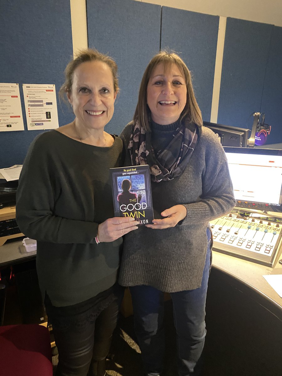 I had a great time being interviewed by Clare Ashford at #bbcradioshropshire . She said my #book sounded right up her street, so I gave her a #signedcopy. #booktwt #BooksWorthReading #NewRelease #thriller @BoldwoodBooks @Isisaudio @chazma85