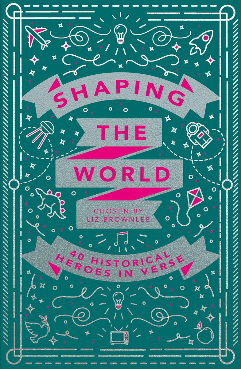 Teachers! Have you seen this book? Shaping the World, a book of shape poems about heroes who have shaped our world - 20 women, 20 men, including all the ones you know, and some who should be more well known, especially women! Great for cross-curricular- history, art, and poetry!