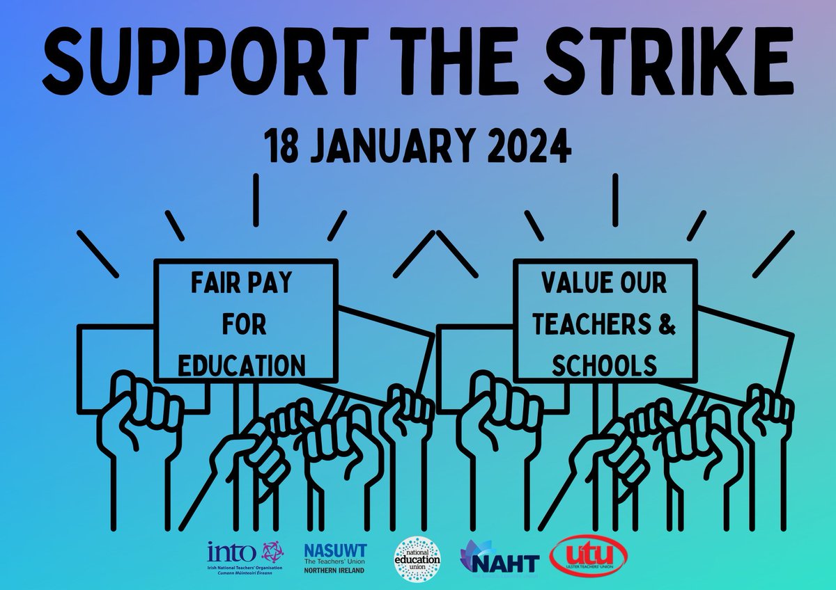 Take part in the strike action on Thursday. We need a better deal for teachers and FE lecturers.