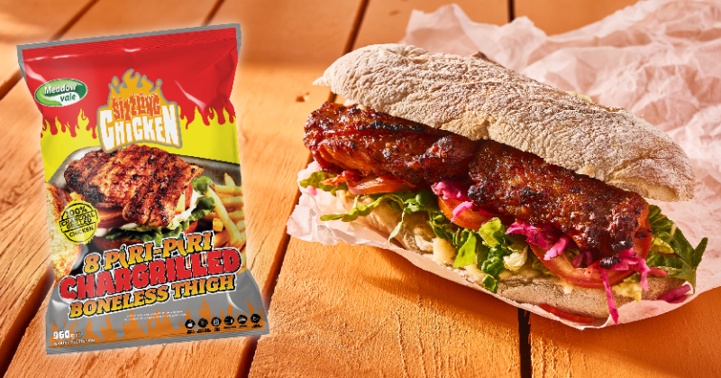 meadowvalefoods's tweet photo. Take an in depth look into the Chargrilled Original, Piri Piri and Shawarma Chicken Thighs from our brand new #SizzlingChicken range. 

100% natural chicken, packed with flavour and succulence, your customers will be blown away with fresh appeal!  ⬇️ #foodservice #hospitality