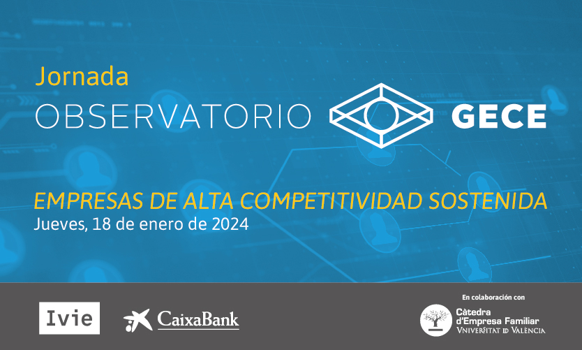 Ivie_news's tweet photo. 🗨️Sofía Frasquet, CEO de @jumeljam, y Jorge Escarpa, CEO de #SpBerner, explican la experiencia de sus empresas de alta competitividad sostenida en el #ObservatorioGECE de @caixabank y el #Ivie
🗓️ Jueves, 18 de enero, 9:00
🖊️ Inscripciones 👉 https://t.co/yYqwNGzT0O https://t.co/6BLNbIoutH