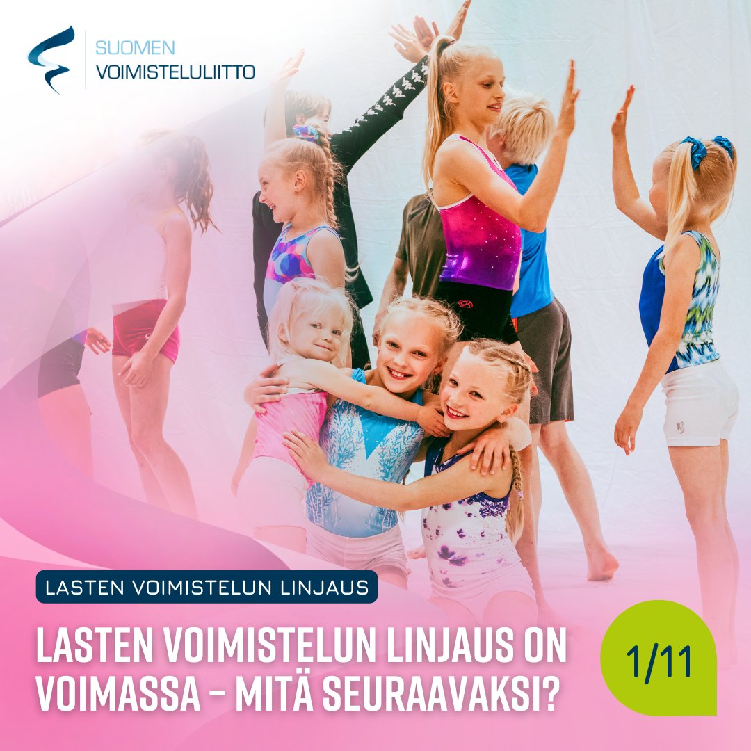 Lasten voimistelun linjaus on voimassa - mitä seuraavaksi? 🤩 Linjaus astui voimaan 1.1.2024 ja nyt on aika lähteä yhteisvoimin tuomaan sitä osaksi arkea. 11-osaisessa juttusarjassamme syvennytään linjauksen teemoihin. #LastenVoimistelunLinjaus 🔗voimistelu.fi/blog/uutinen/l…