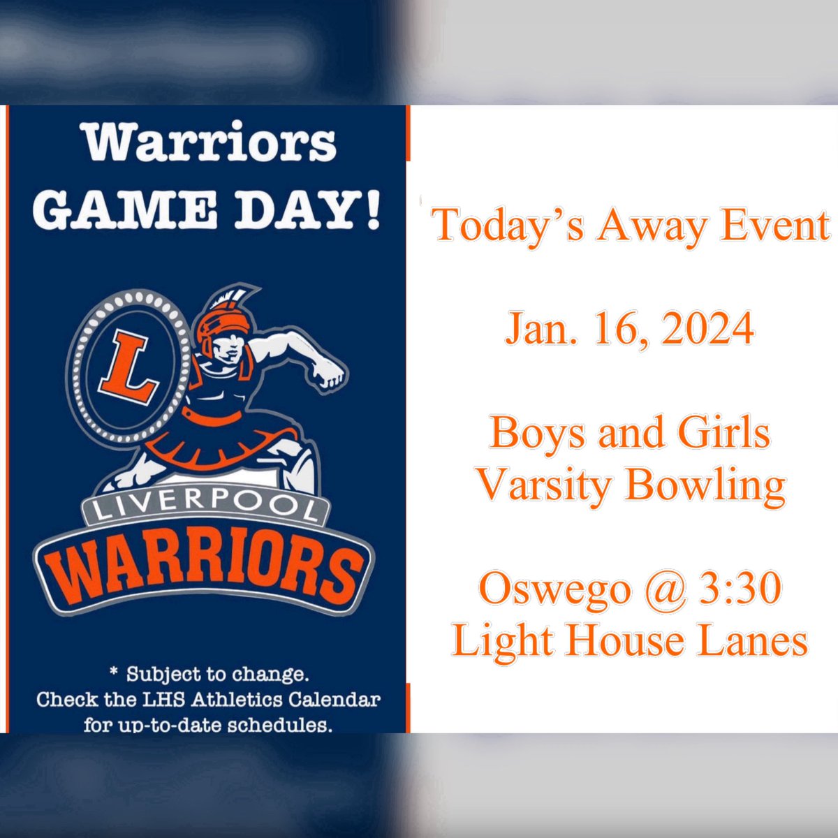 We got this! Go Pool 🎳 
<a href="/greg_rothg/">greg</a> <a href="/LCSDAthletics/">Liverpool Athletics</a>