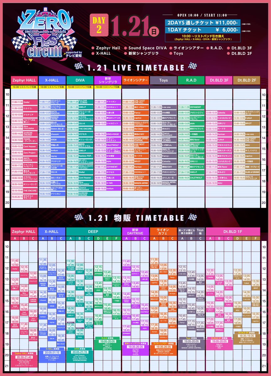 zero_fes's tweet photo. ／

ZERO→FES -circuit-
最新タイテ・マニュアル解禁‼️

＼

プレゼント企画も開催❤️‍🔥

🎫2DAYS通し券 10名様
🎫DAY1 チケット 10名様
🎫DAY2 チケット 10名様

✅本アカウントのフォロー
✅該当ポストを引用リ��スト

熱いポスト待ってます❤️‍🔥

🎫https://t.co/iKwSP0vwIf

#ZEROFES
#プレゼント企画 https://t.co/7k1AzgzO4o