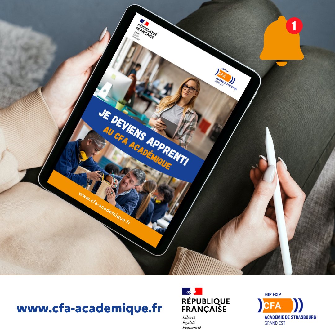 ✅ Vous êtes collégien, lycéen, étudiant, à la recherche d’un emploi ?
✅ Vous souhaitez vous former en alternance ?

🔎 Découvrez l'édition 2024 du guide "Je deviens apprenti" : cfa-academique.fr