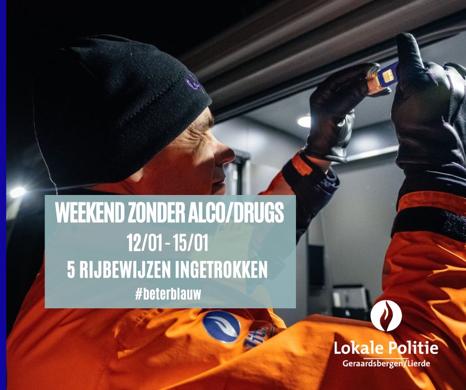 PzGbergenLierde's tweet image. 😇Een nuchter/#veilig weekend op de weg = een geslaagd weekend!
😟Helaas moesten we 5 rijbewijzen intrekken van bestuurders die de grens tussen plezier en verantwoordelijkheid overschreden...
Alle resultaten bit.ly/4205ZJI
#goforzero #geraardsbergen #lierde #beterblauw
