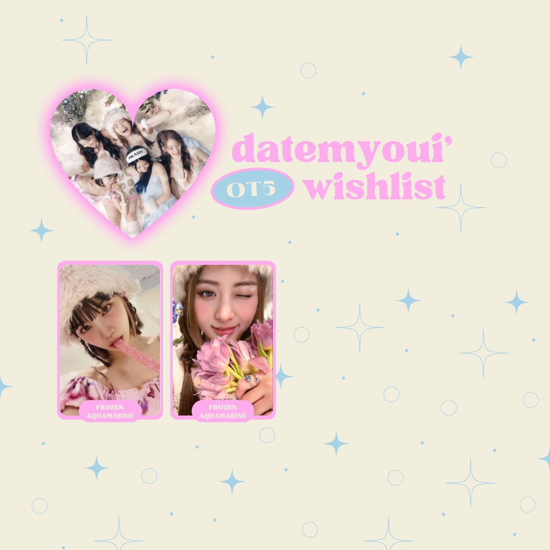 DateMyoui's tweet photo. ୨ Troca | Troco ୧

︵ Álbum Heart*Iz capa ot12 ⊹ ⋆ﾟ🫧
︵ Por Chaewon ou Yunjin Frozen Aquamarine ⊹ ⋆ﾟ🎀

꒰ Diferença de preço será conversada na dm ꒱

– infos no carrd ˚✧ https://t.co/sMgINJHwf6