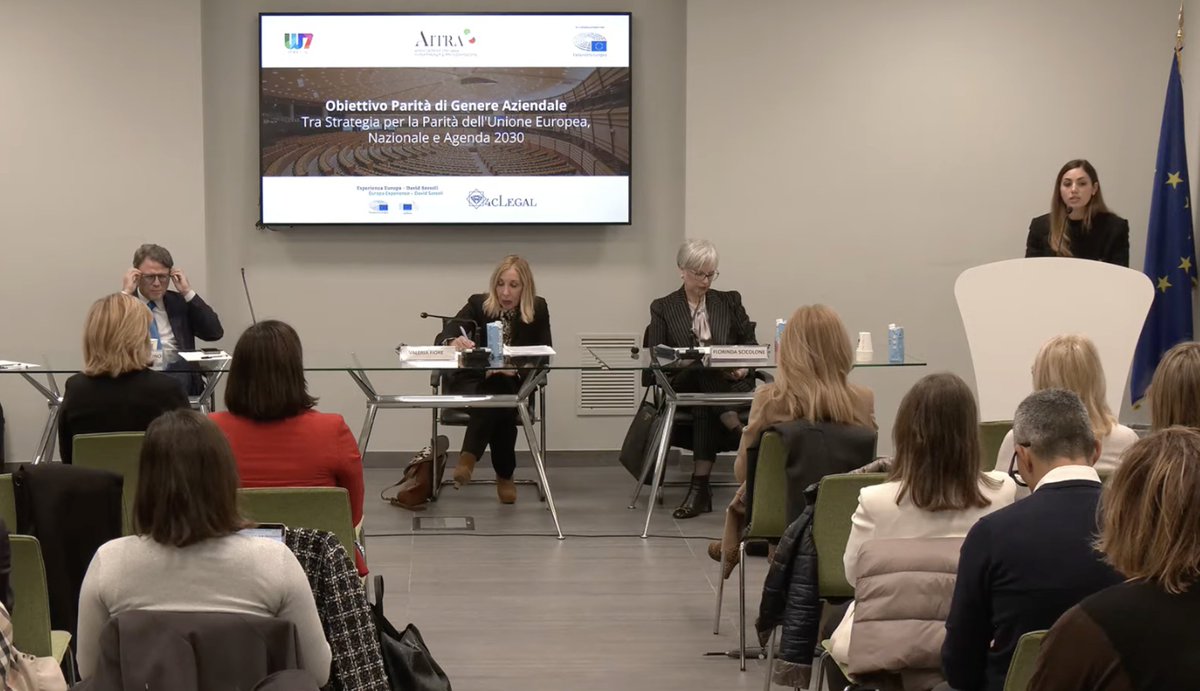 Utopia_lab's tweet photo. Il settore del #PublicAffairs in Italia è ad un buon livello nell’adozione di misure per il superamento del #GenderGap: ne ha parlato @FabianaNacci, Direttore Rapporti con il Parlamento e Diversity &amp; Inclusion Manager di #UTOPIA durante l’evento organizzato da #AITRA https://t.co/WISuNTwL3P