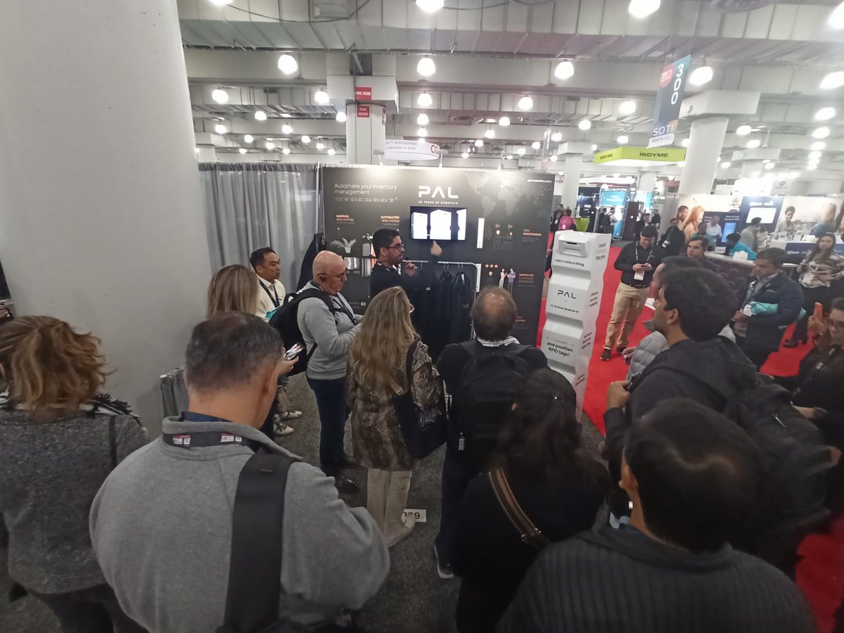 PALRobotics's tweet photo. It's officially our last day at #NRF2024 - time really does fly in here! You still have the chance to see our most popular retail solution, StockBot, in action and learn more about our AMR family - TIAGo Base. Find us at our booth 229!
@NRFBigShow @NRFnews https://t.co/Fx6bOLykzU