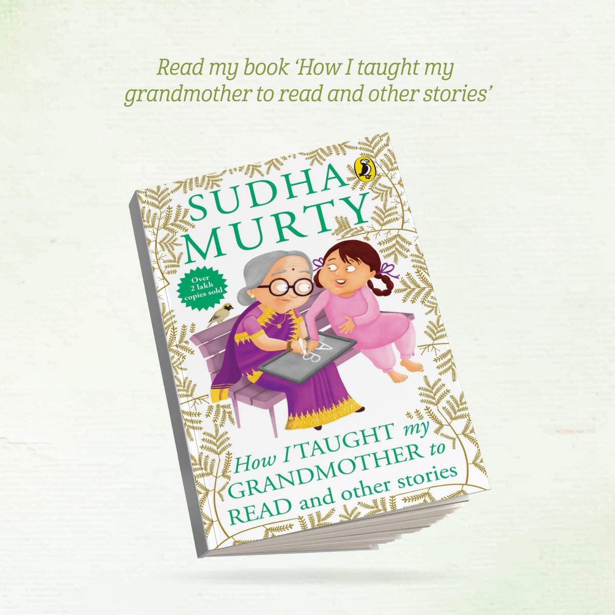 SmtSudhaMurty's tweet photo. In the realm of learning, age knows no boundaries. Much like the protagonist in my story, 'How I taught my grandmother to read,’ I embarked on a remarkable journey to write in English at the age of 50. https://t.co/zHXkz9BX0w