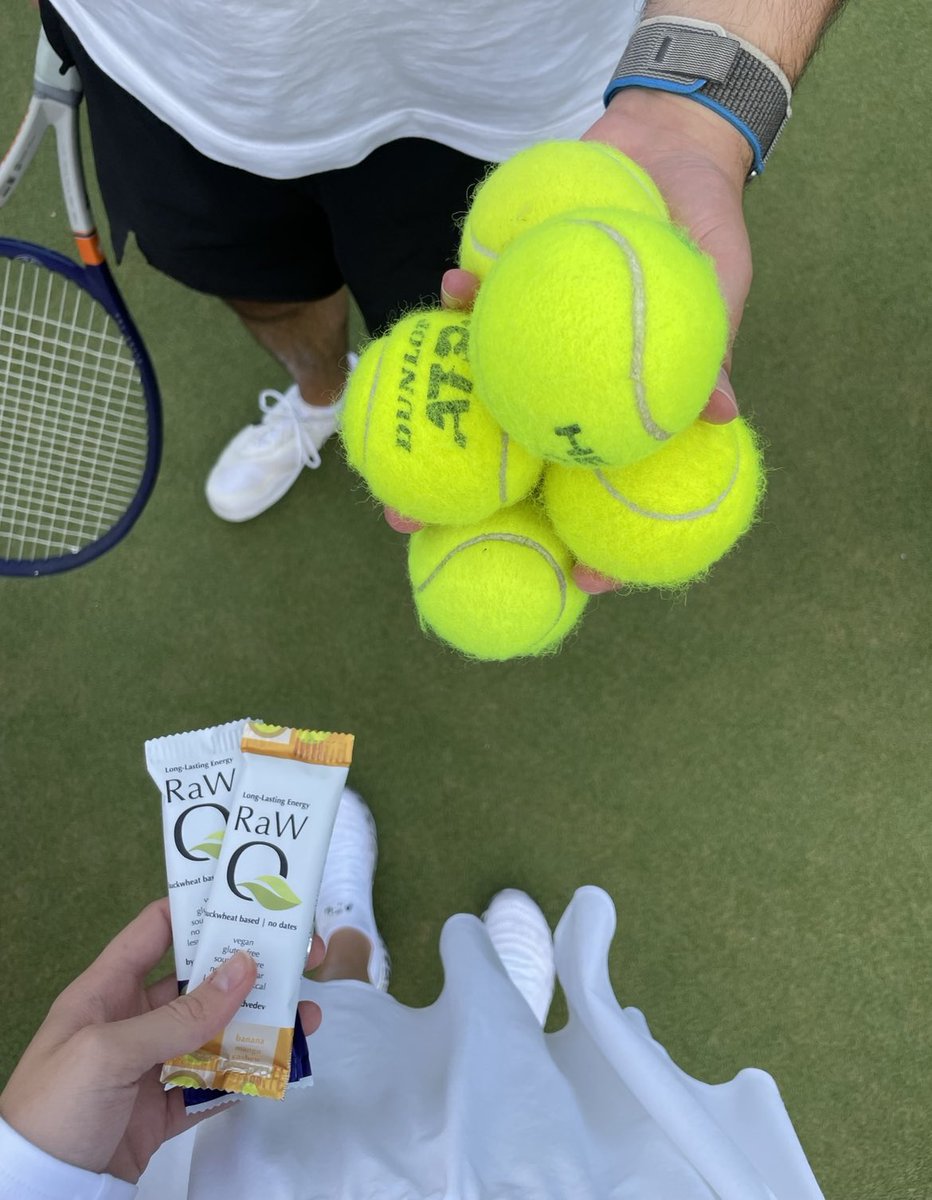 RawQFood's tweet photo. In tennis, even if you are losing and not winning any points - it’s still all “love”😜 https://t.co/yQWvurrvSj